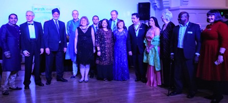 The 14 Novus Rotarians enjoying Hoillywood Bollywood 2018