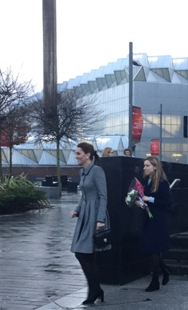 The Duchess of Cambridge at Leicester University photographed by Mai Tsumura