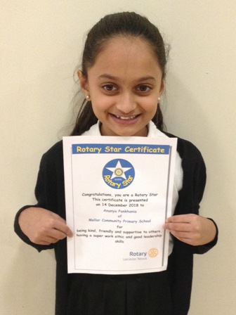 Ananya Pankhania for being kind, friendly and supportive to others, having a super work ethic and good leadership skills