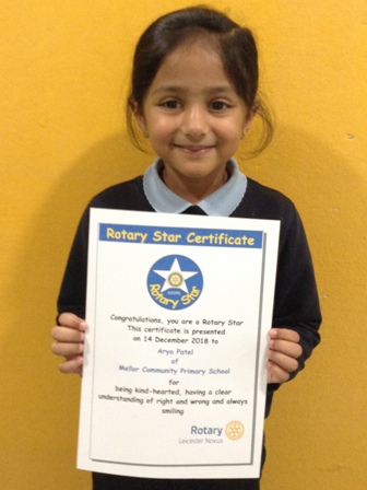 Arya Patel for being kind-hearted, having a clear understanding of right and wrong and always smiling