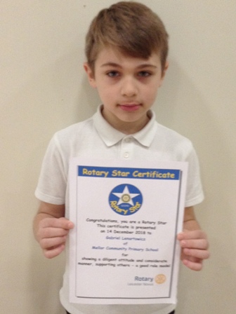 Gabriel Lenartowicz for showing a diligent attitude and considerate manner, supporting others - a good role model